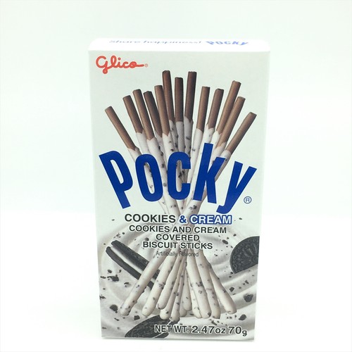 Glico pocky cookies cream - pocky,